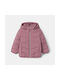 Name It Wasserdicht Kinderjacke Kurz Winddicht mit Futter & Kapuze Lila