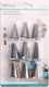 Tpster Set Pungi De Patiserie Metalice 9 Bucăți 31837