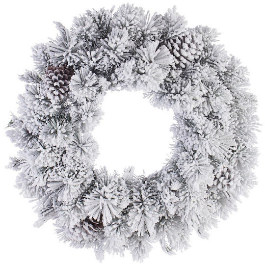 Bizzotto Weihnachtsdekoration Kunststoff Kranz mit Durchmesser 60cm.
