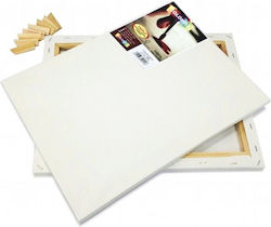 Colorfix Καμβάς σε Τελάρο Λευκός 15x15εκ. 380gr/m² 1τμχ