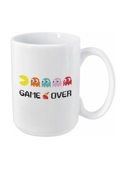 Koupakoupa Game Over Pac-man Ceramic Cup White 444ml