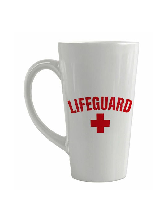 Koupakoupa Lifeguard Ceramic Cup White 450ml