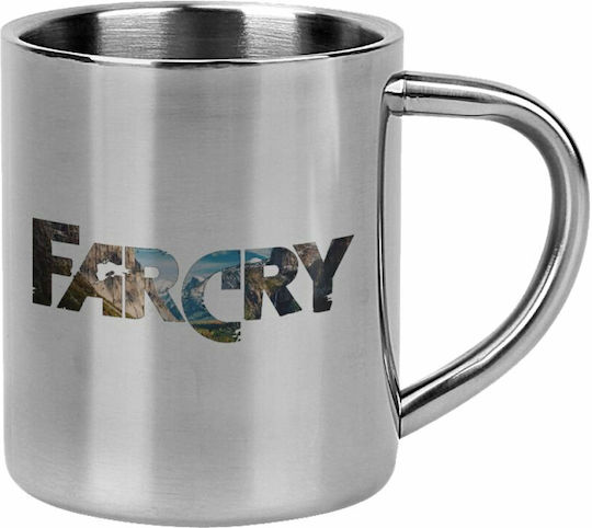Koupakoupa Farcry Mug Metallic Silver 300ml