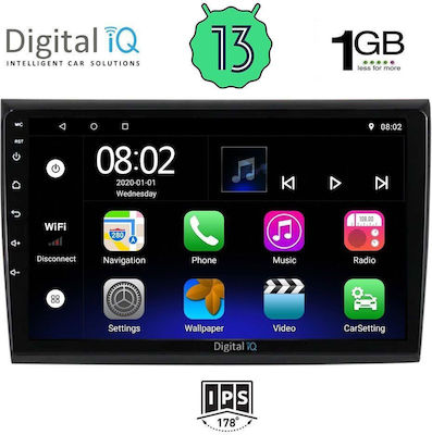 Digital IQ Car Audio System for Fiat Bravo 2007> (Bluetooth/USB/WiFi/GPS) with Touch Screen 9"