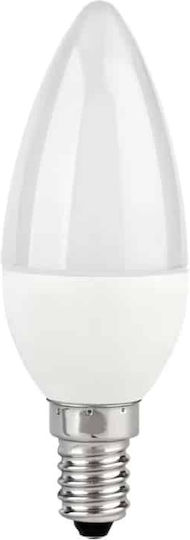Universe Λάμπα LED 7W για Ντουί E14 και Σχήμα C37 Φυσικό Λευκό 640lm