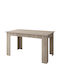 Hazel Τραπέζι Κουζίνας Ξύλινο Truffle Oak 120x80x75εκ.