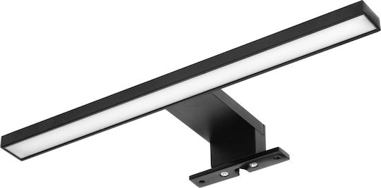 Adviti Leuchte Badezimmer mit Integrierter LED und Neutralweißes Licht Schwarz 30x30cm