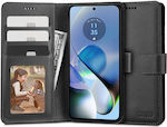 Tech-Protect Wallet Synthetic Leather Black (Motorola Moto G54)