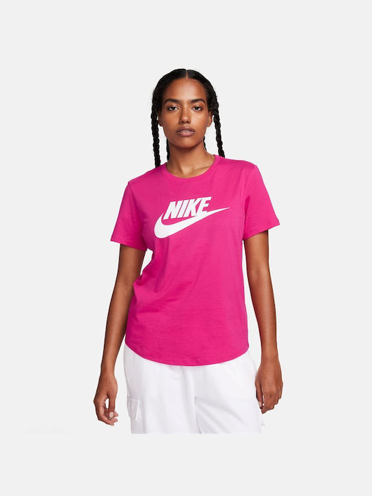 Nike Γυναικείο Αθλητικό T-shirt Φούξια