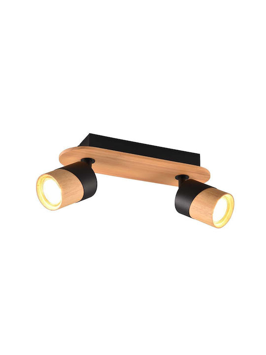 Trio Lighting Single Spot with Socket GU10 in B...