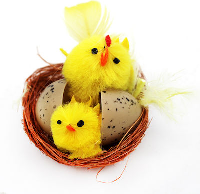 Easter Basket Wooden 4x5.5pcs