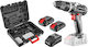 Graphite 58G020-SET2 Percussive Drill Driver Battery Brushless 18V 2x2Ah