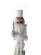 InTheBox Nutcracker de Crăciun Alb Înălțime 40cm.