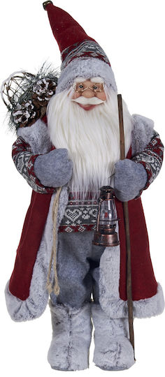 Plüsch Dekorativer Weihnachtsmann Rot