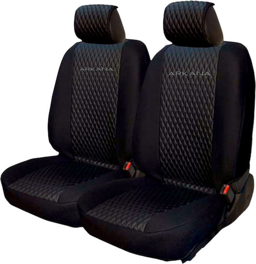 Set Huse Auto 2buc Piele sintetica Negru