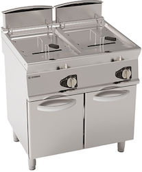 Tecnoinox Commercial Electric Double Fryer 33kW