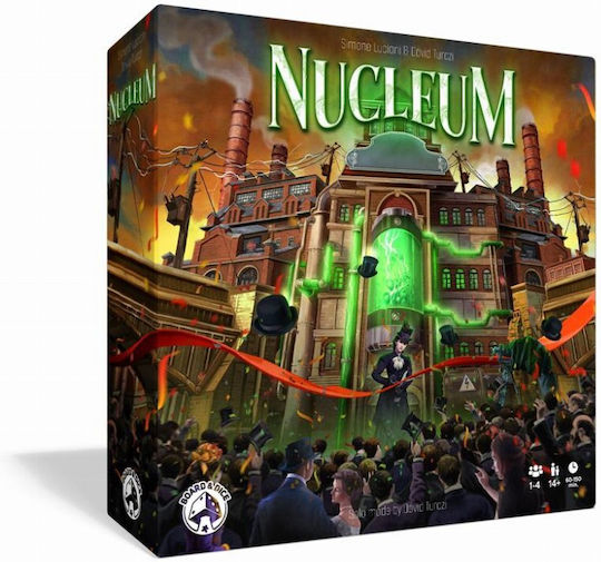 Board Game Nucleum for 1-4 Players 14+ Years Old (EN) Board & Dice