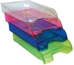 Next Transparent Plastic Filing Tray 34.5x25.5x25.5cm