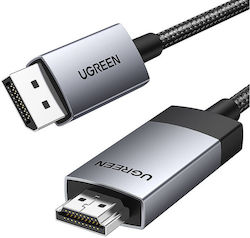 Ugreen Cable DisplayPort male - HDMI male 2m Μαύρο (15774)