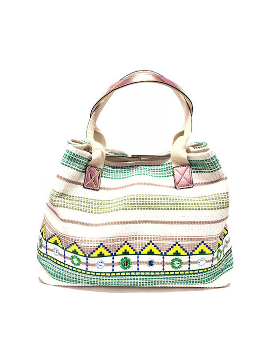 Queen Accessories Fabric Beach Bag Green