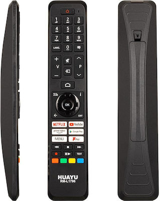 Huayu Compatible Remote Control RM-L1796 for Τηλεοράσεις F&U and Vestel