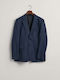 Men's Winter Suit Jacket Slim Fit Blue