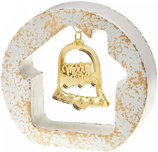 Nuova Vita Amulet Casa Alb Ceramic 9x10cm 1buc