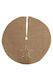 Weihnachtsbaumrock aus Polyester ''Stern'' Braun Ψάθινη Μ100xΦ100εκ.