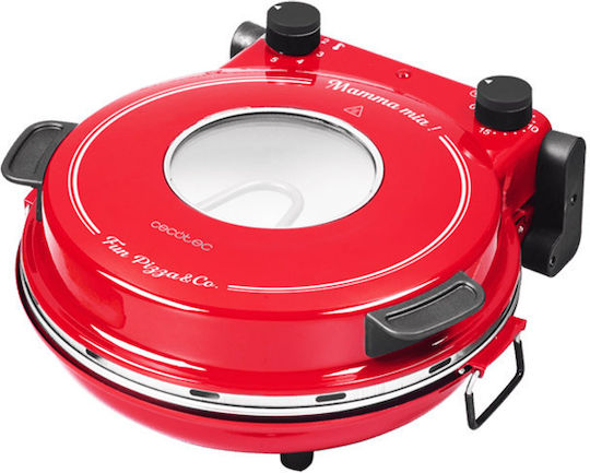 Cecotec Fun Pizza & Co Mamma Mia Pizzabäcker 1200W Rot