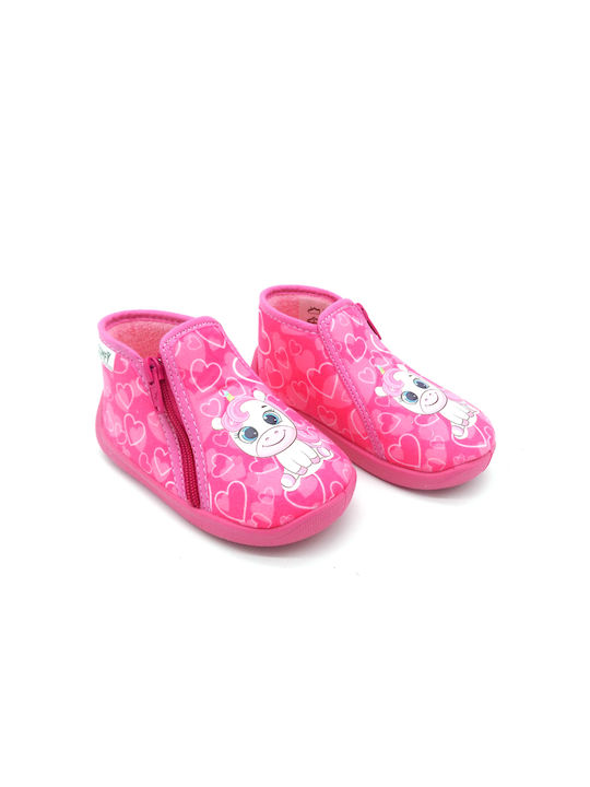 Comfy Anatomic Kids Slippers Pink Graff