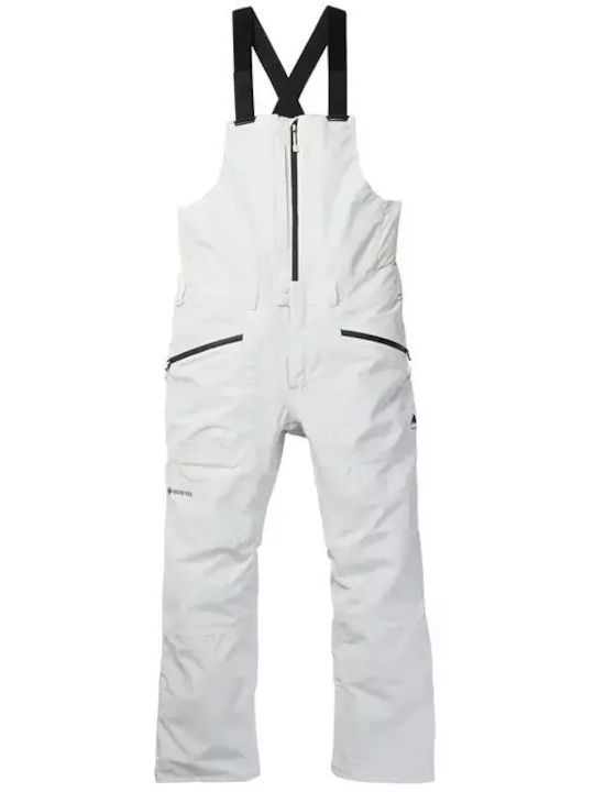 Burton Reserve Gore-tex 20554104101 Ανδρική Σαλοπέτα Σκι & Snowboard Λευκή