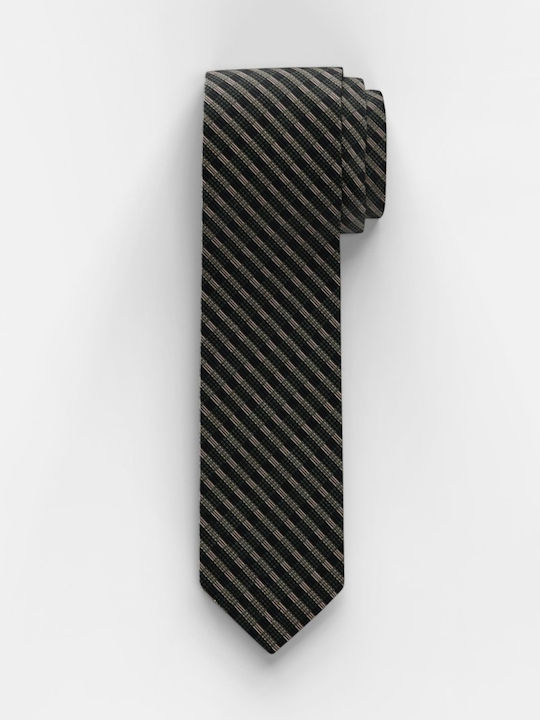Olymp Herren Krawatte Monochrom in Schwarz Farbe
