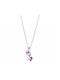 Piercing.gr Steel Chain Kids Necklaces Unicorn SMP0218