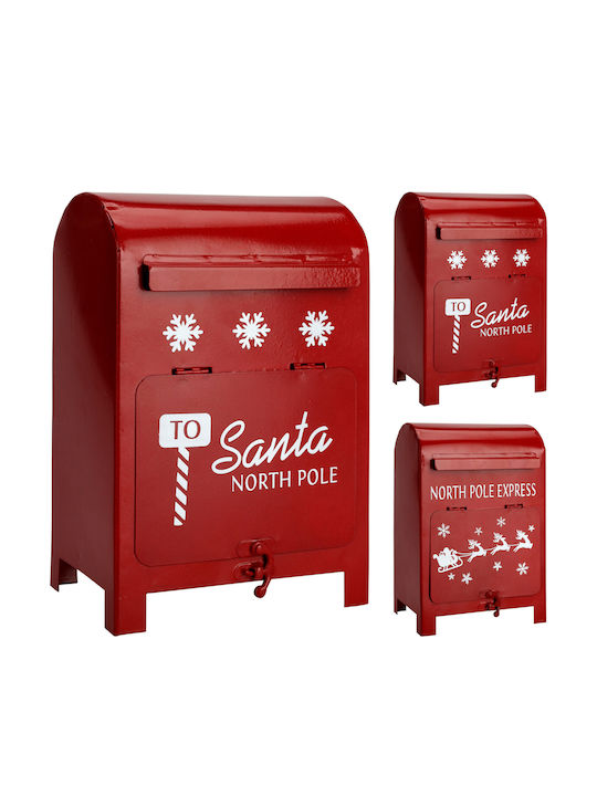 Christmas Metal Figure Mailbox Height 23cm Decorative (Μiscellaneous Designs/Colors)