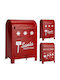 Christmas Metal Figure Mailbox Height 23cm Decorative (Μiscellaneous Designs/Colors)
