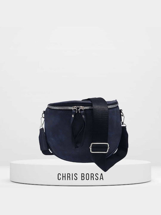 Chris Borsa Damen Tasche Schulter Blau