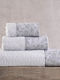 Rythmos 3-tlg. Set Badetücher Bendetta Grey Gewicht 500gr/m²