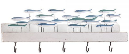 Synchronia Ψαρακια Μεταλλική 5 Θέσεων 9x25.5x25.5cm