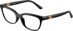Dolce & Gabbana Plastic Eyeglass Frame Butterfl...