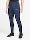 Academy Football Sweatpants Dri-Fit Glossy with Elastic Blue