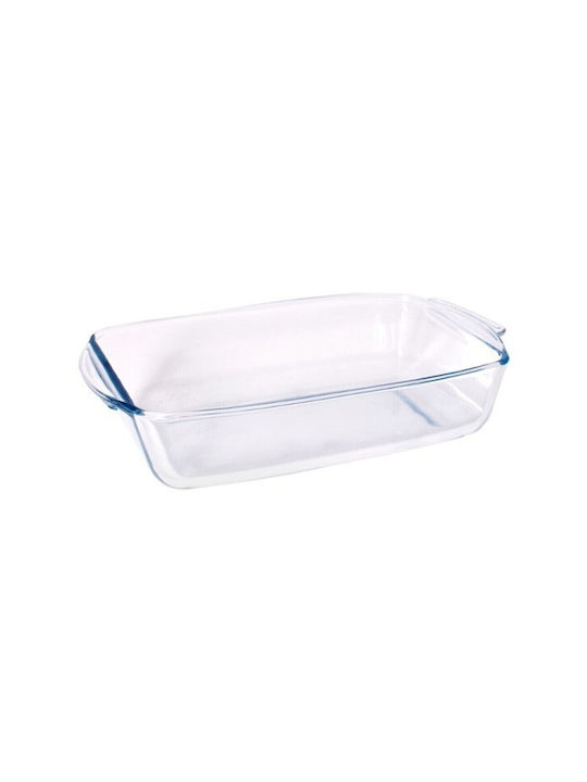 Alorno Pan Glass Rectangular Heat-Resistant Cookware 2750ml