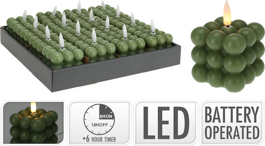 Koopman Διακοσμητικό Φωτιστικό LED Κερί 5.8x5.8εκ.