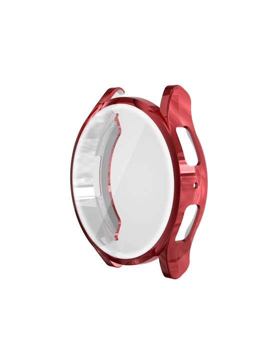 Protective Silicone Case in Red color for Galaxy Watch6 44mm