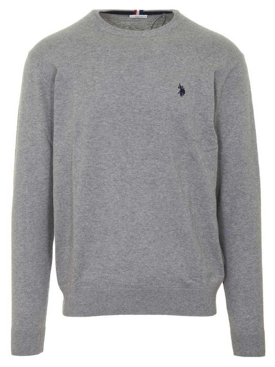 U.S. Polo Assn. Men's Long Sleeve Sweater Gray