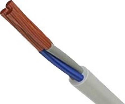 Καλώδιο Ρεύματος με Διατομή 4x1.5mm² σε Λευκό Χρώμα 100m Εύκαμπτο
