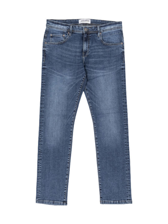 Men's Jeans Pants Elastic with Skinny Application Blue