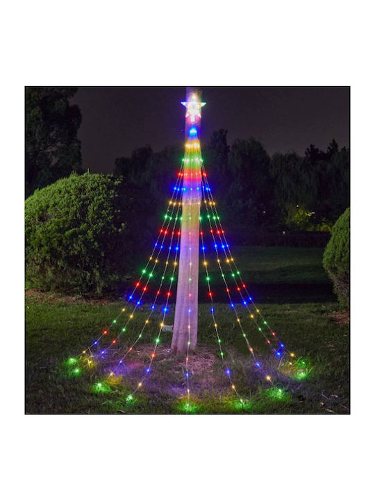 Φωτισμός 208 Weihnachtslichter LED Mehrfarbig Elektrisch vom Typ Zeichenfolge mit Programmen