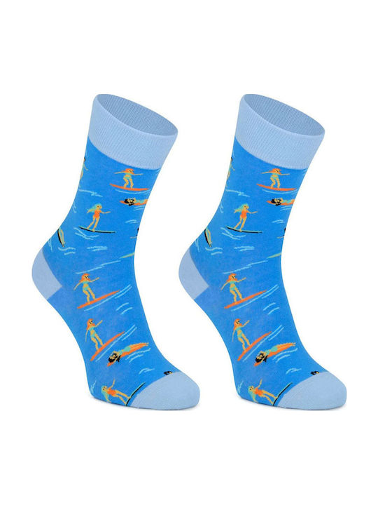 Crazy Socks Дамски Чорапи Сини 1Пакет