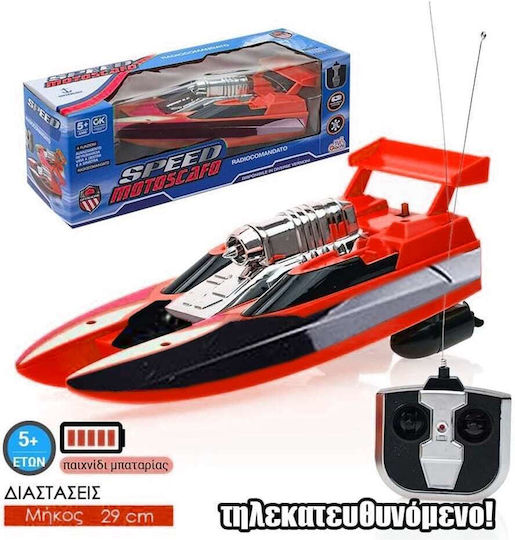 Remote Controlled Speedboat Red