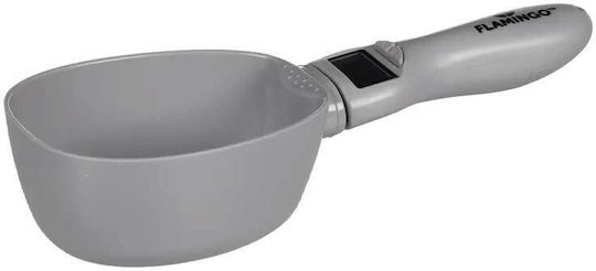 Flamingo Plastic Bowl Food for Dog & Cat 300ml 23cm in Gray Color